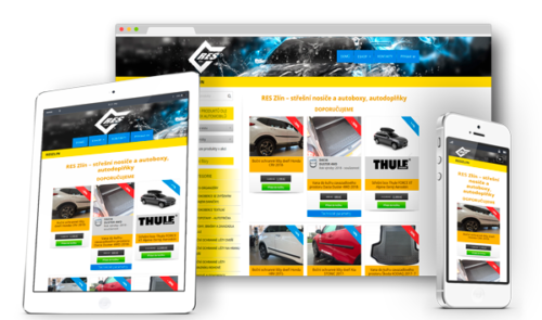 RES Zlín – střešní nosiče a autoboxy, autodoplňky